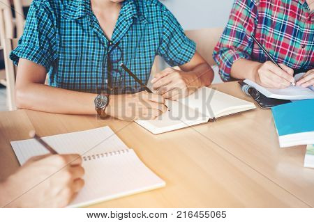 High School Teachers Give Lectures In The Classroom. In The Afternoon Session