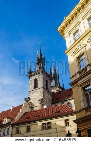 A historical building in Prag Czech Republic.