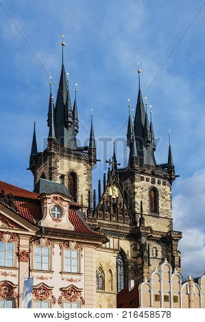 A historical building in Prag Czech Republic.