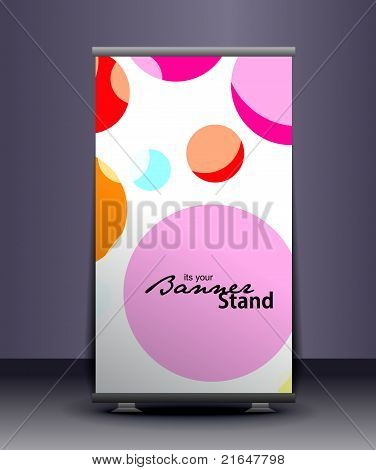 Stand Banner Vorlage