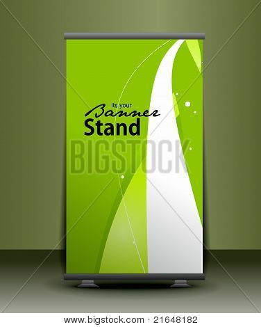Stand Banner Vorlage