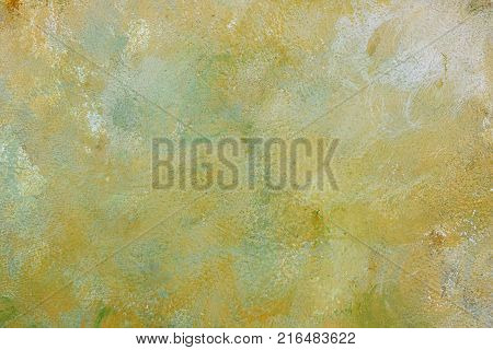 Colored wall texture. Designed grunge background by different paint on cementitious wall.