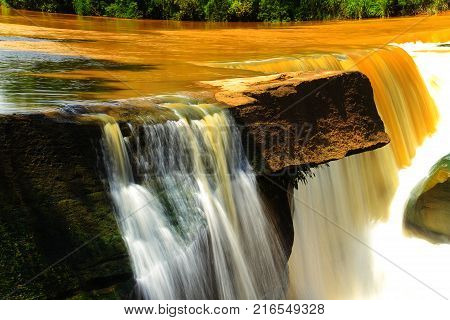 Kaeng sopha waterfall in Thung Salaeng Luang National Park Phitsanulok Thailand