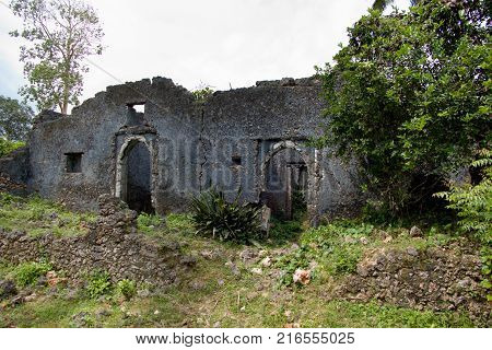 Decaying Historical City Stone Town In Zanzibar