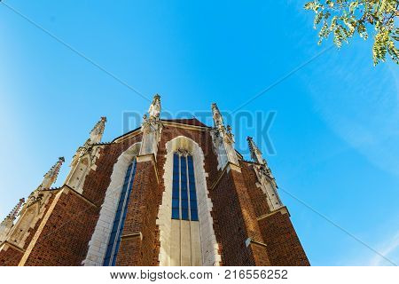 Krakow, Poland. Roman Catholic Church Of Saints Peter And Paul