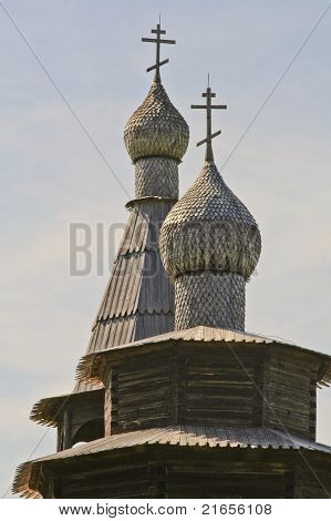 Dřevěný kostel v Rusku