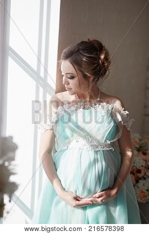 Pregnancy, Pregnant Woman, Family Planning, Caesarean Section Delivery, Waiting For Delivery. Depres