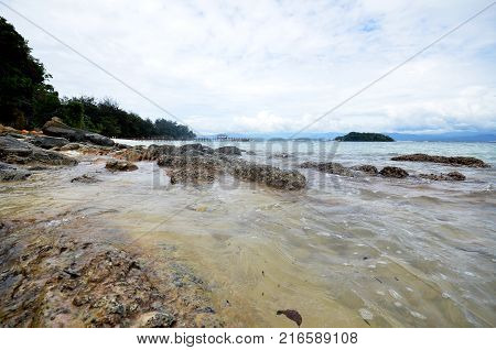 Beautiful Sea View At Sabah Island