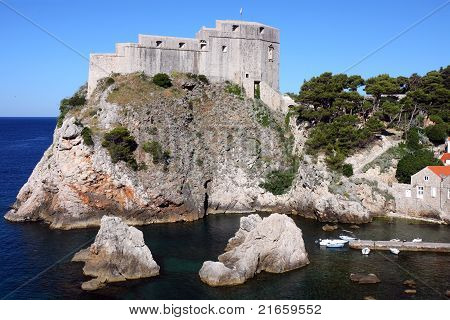 Fæstning Lovrjenac i Dubrovnik, Kroatien