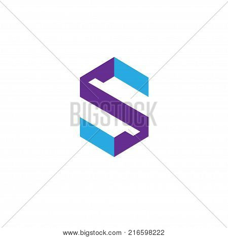 Letter S logo icon design template elements. Logo initial letter S.Business corporate letter S logo design vector. Simple and clean flat design of letter S logo vector template.