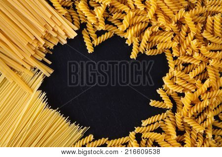 Spaghetti, Twine Bound, Stand Vertically Isolated On White Background