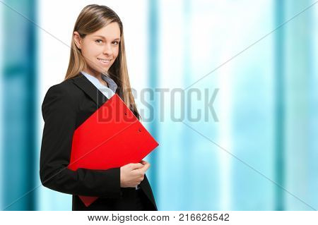 Young secertary portrait