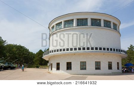 SEVASTOPOL, CRIMEA - JUNE 14, 2014: Diorama 
