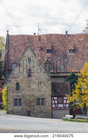 Village in front of the Monastery Maulbronn okt.19.2017