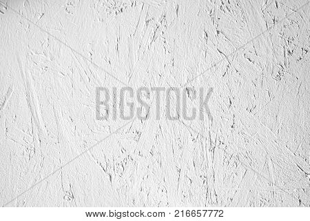 Close-up texture of white particle board surface. Abstract winter background or texture.