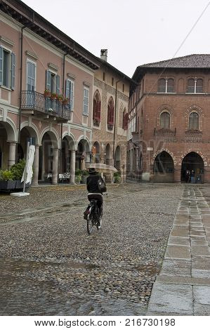 20 jun-2010-lodi-italy-The historical center of lodi a small city near Milan.Italy