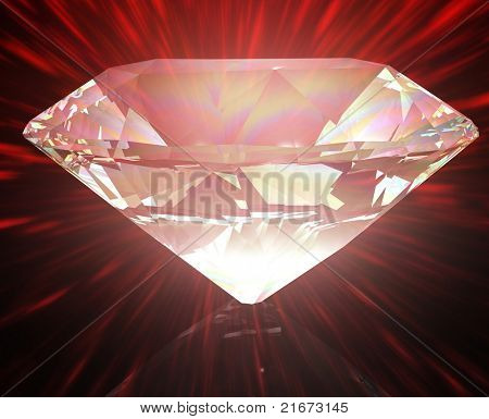 Luksus Pension rigdom besparelser investeringer koncept baggrund diamant illustration