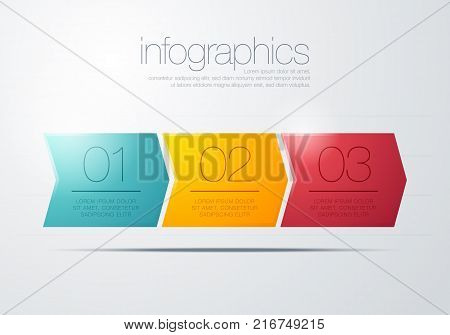modern vector infographic diagram with bars in different colors