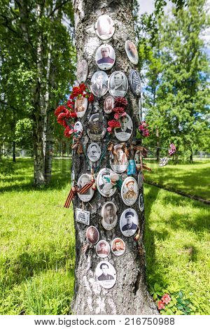 Petersburg, Russia - July 2, 2017: Piskaryovskoye Memorial Cemetery. Place Of Mass Graves Of Victims