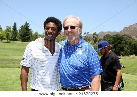 LOS ANGELES - JUL 9:  Shwayze, James Keach at the 14th Annual Women In Film Malibu Golf Classic at Malibu Country Club on July 9, 2011 in Malibu, CA