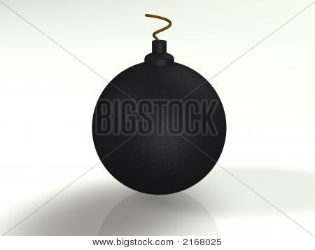 Bombe 3D koncept Illustration