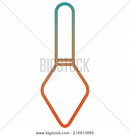 Spatula Tool Isolated Icon Vector Illustration Design