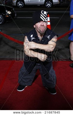 LOS ANGELES - APR 10:  Puppet, leader of Half Pint Brawlers at the Jackass 3D premiere held at Grauman's Chinese Theater in Los Angeles, California on April 10, 2010