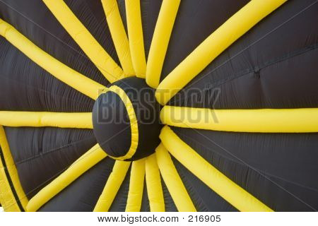 Abstrakt gelb Wheel