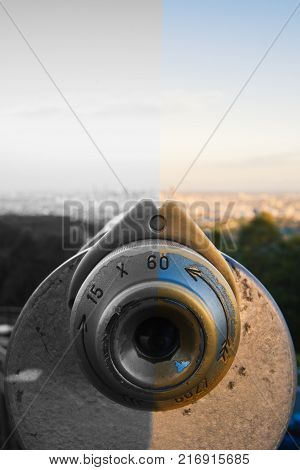 View Of Brisbane And Surrounding Suburbs From Mount Coot-tha During The Day