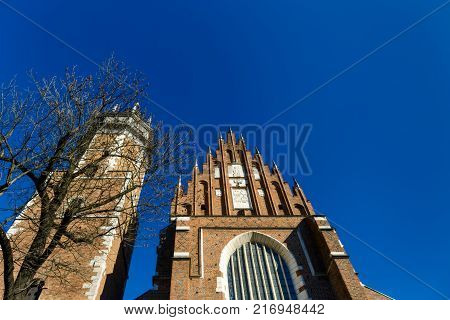 Krakow, Poland. Roman Catholic Church Of Saints Peter And Paul