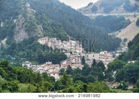 Mountain Landscape In Abruzzi At Summer