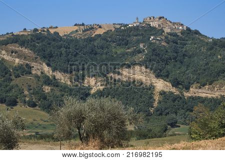 Mountain Landscape In Abruzzi At Summer