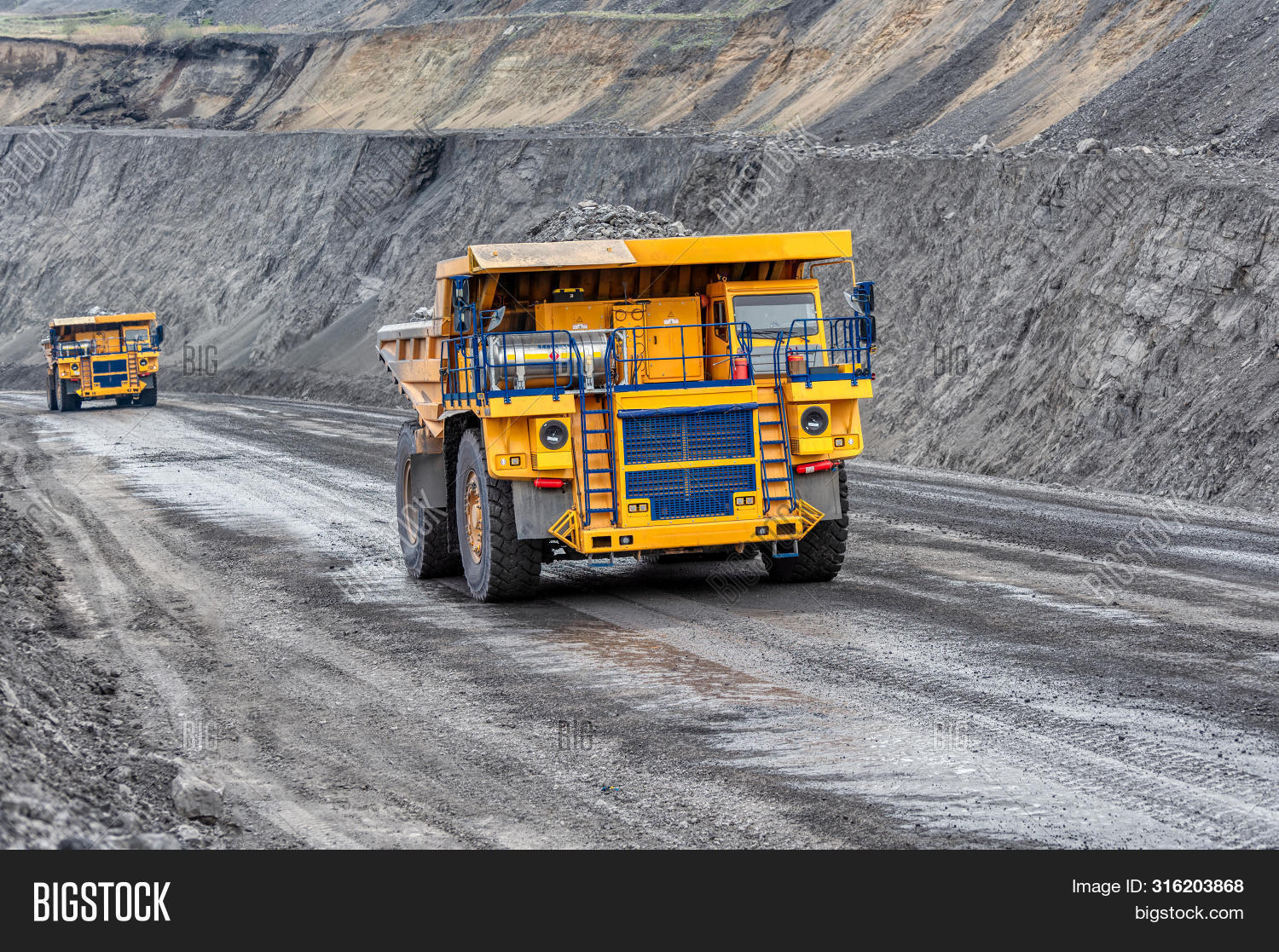 Quarry Truck Carries Image & Photo (Free Trial) Bigstock