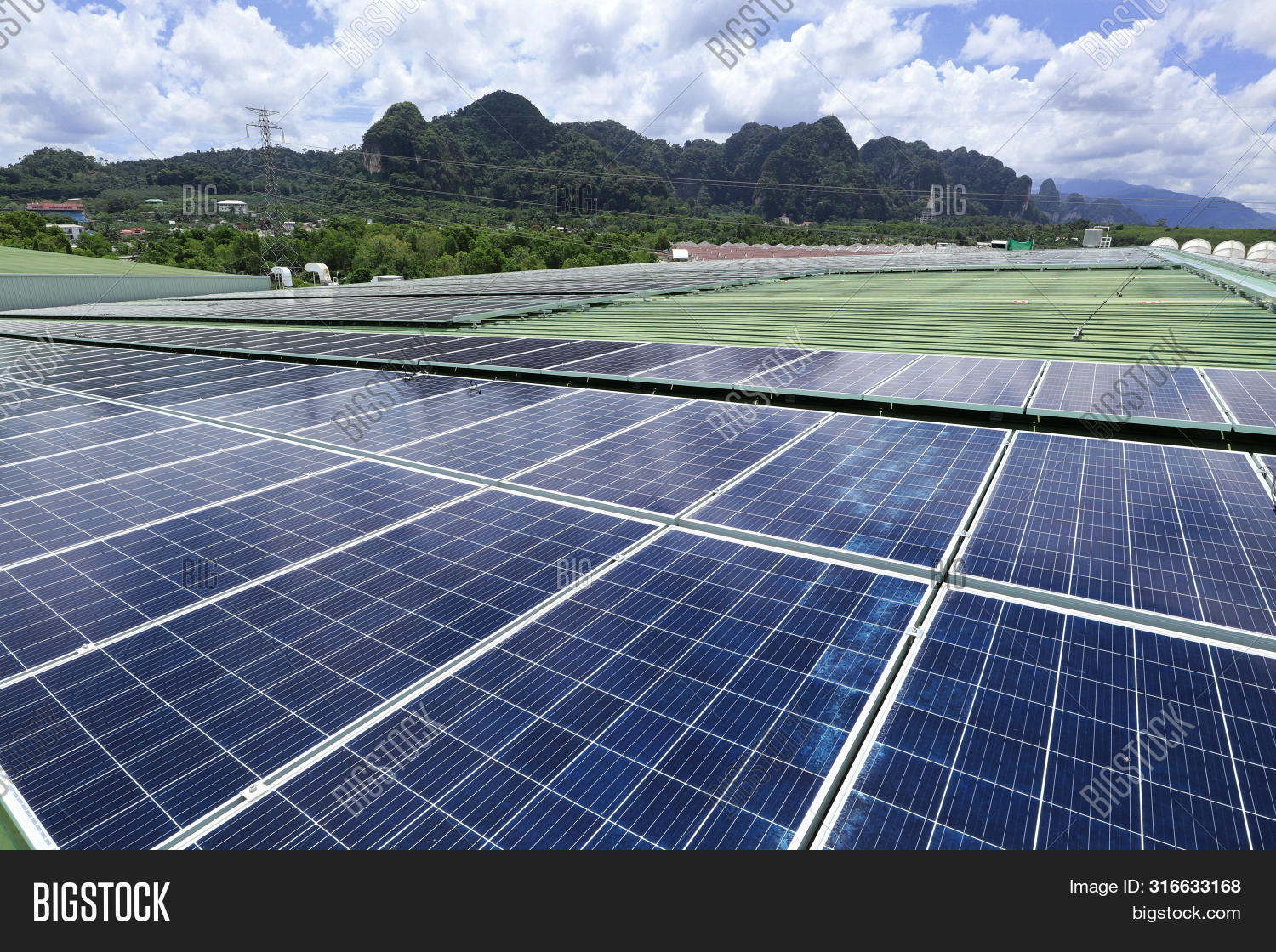 Solar Rooftop System Image & Photo (Free Trial) | Bigstock