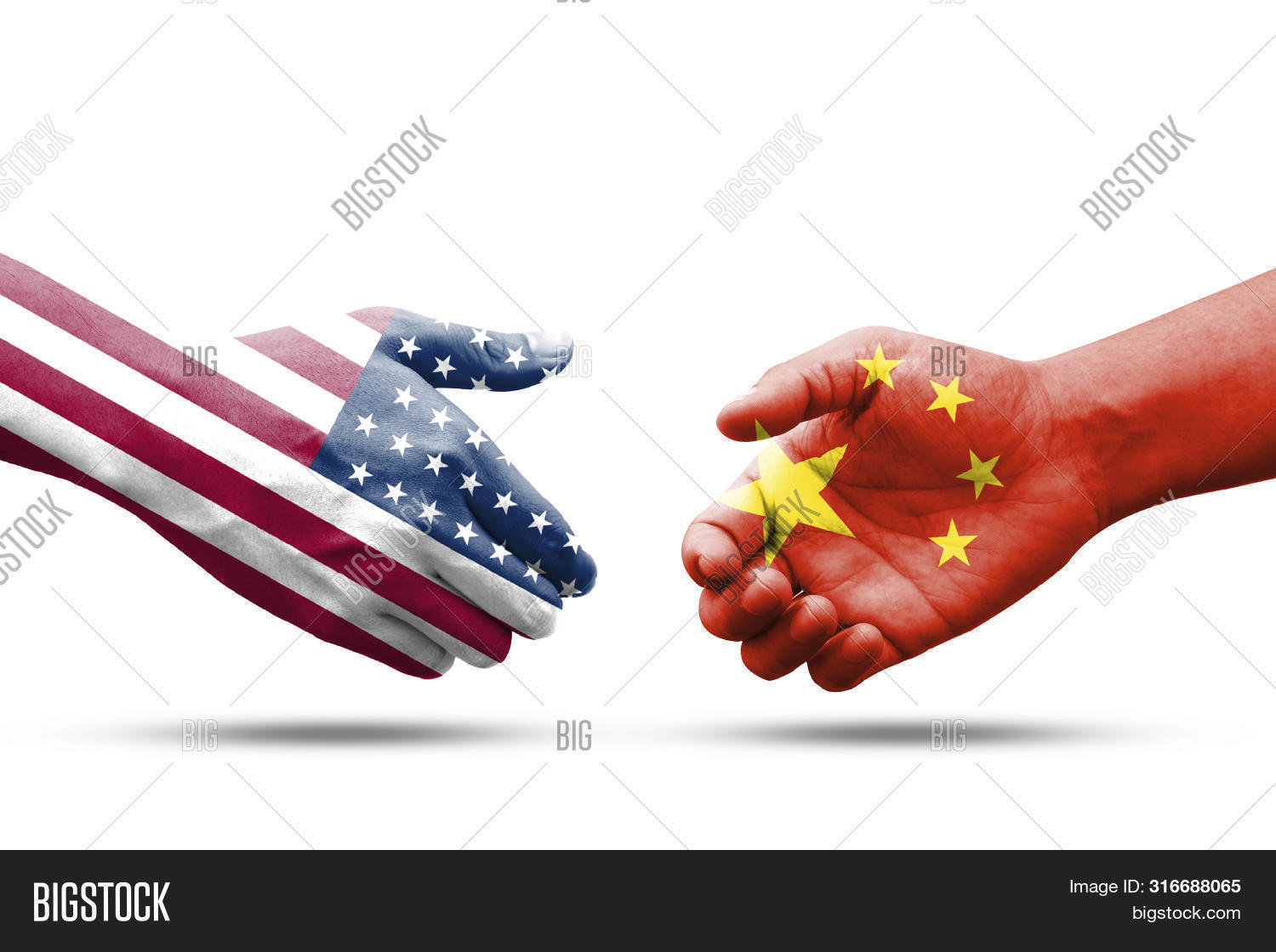 Usa China Flag Print Image Photo Free Trial Bigstock Usa China Flag Print Image Photo Free Trial Bigstock