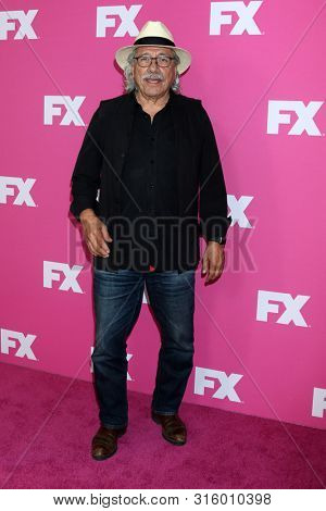 LOS ANGELES - AUG 6:  Edward James Olmos at the FX Networks Starwalk at Summer 2019 TCA at the Beverly Hilton Hotel on August 6, 2019 in Beverly Hills, CA