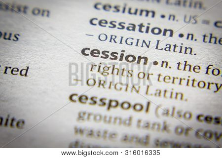 Word Or Phrase Cession In A Dictionary