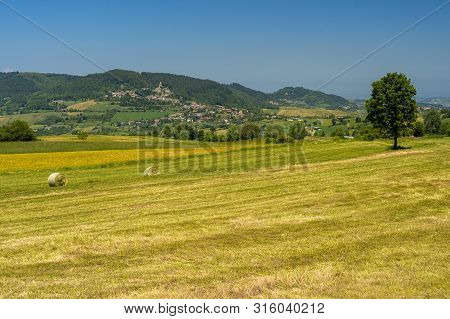 Passo Del Penice, Pavia, Lombardy, Italy: Mountaain Landscape At Late Spring (june)