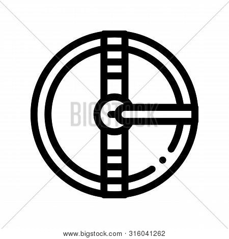 Water Treatment Tank Vector Sign Thin Line Icon. Filtration Unhealthy Water Treatment Linear Pictogr