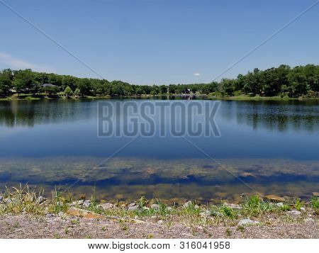 Lakes At Chickasaw National Recreation Area In Davis, Oklahoma