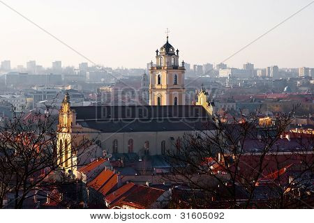 Kirche des Hl. Johannes. Vilnius. Litauen.