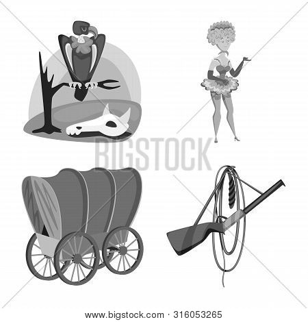 Vector Illustration Of Ranch And Farm Logo. Collection Of Ranch And History Stock Vector Illustratio