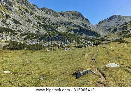 Amazing Panorama With Mozgovishka Pass, Pirin Mountain, Bulgaria