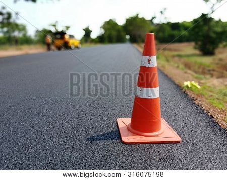 The Road Is Currently Under Construction And Has Not Yet Hit The Traffic Line And There Is A Red Rub