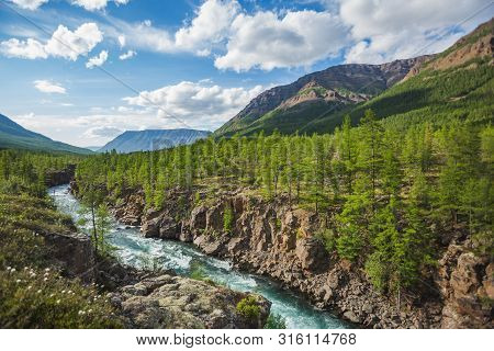 Hoisey River Gorge, Putorana Plateau, Siberia