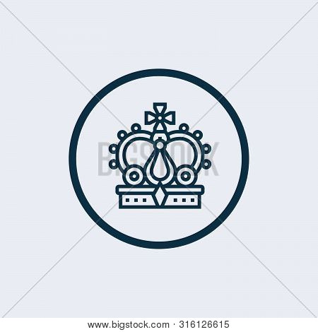 Crown Icon Isolated On White Background From Event Collection. Crown Icon Trendy And Modern Crown Sy