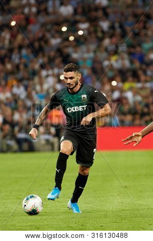 Krasnodar, Russia - August 7, 2019: Remy Cabella Of Fc Krasnodar In Action During The Uefa Champions