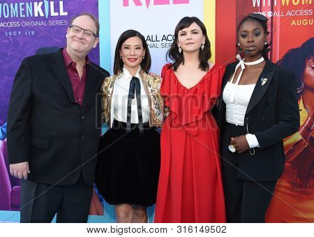 LOS ANGELES - AUG 07:  Marc Cherry, Lucy Liu, Ginnifer Goodwin and Kirby Howell-Baptiste arrives for the CBS AllAccess 'Why Women Kill' Premiere Screening on August 07, 2019 in Beverly Hills, CA     