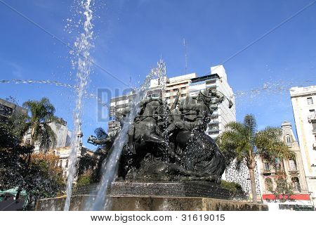 Monumento De Entrevero i Montevideo