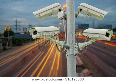 Cctv System, Security Technology, Lungs Separated From The Background